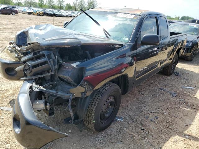 5TETX22N47Z375428 - 2007 TOYOTA TACOMA ACCESS CAB შავი ფოტო 1
