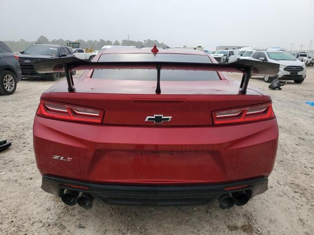 1G1FK1R69J0142195 - 2018 CHEVROLET CAMARO ZL1 勃艮第红 照片 6