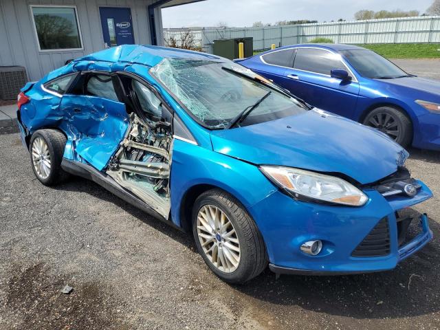 1FAHP3H29CL299308 - 2012 FORD FOCUS SEL BLUE photo 4