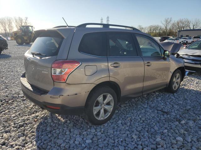 JF2SJAHC0FH504800 - 2015 SUBARU FORESTER 2.5I LIMITED TAN photo 3