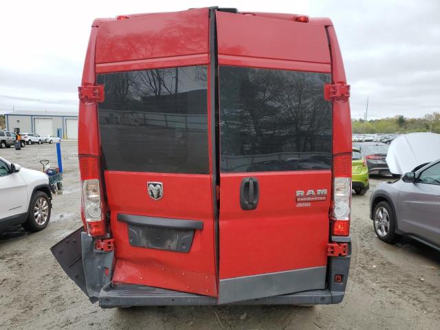 3C6TRVDG8EE123414 - 2014 RAM PROMASTER 2500 HIGH RED photo 6