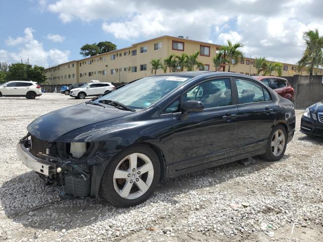 1HGFA16978L039893 - 2008 HONDA CIVIC EXL BLACK photo 1