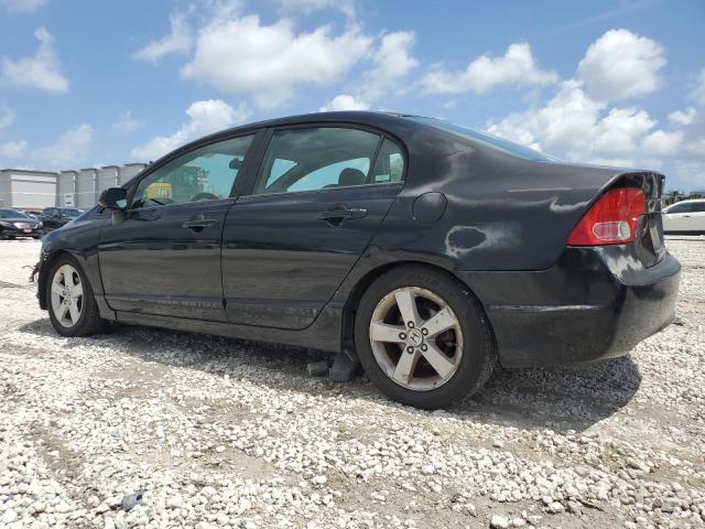 1HGFA16978L039893 - 2008 HONDA CIVIC EXL BLACK photo 2
