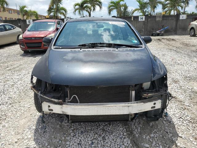 1HGFA16978L039893 - 2008 HONDA CIVIC EXL BLACK photo 5