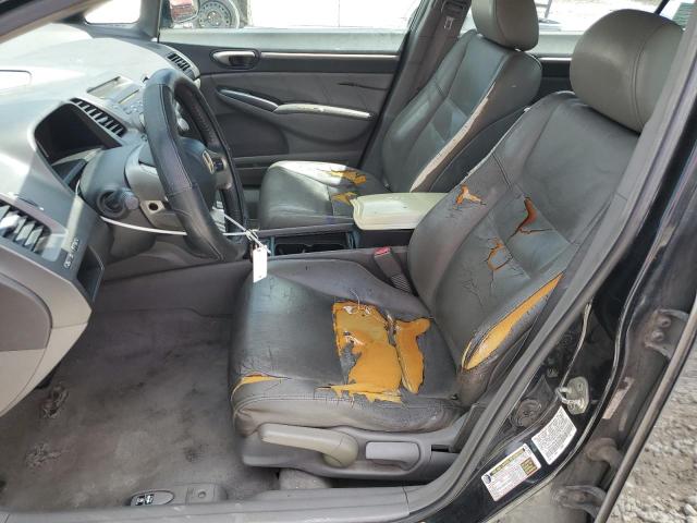 1HGFA16978L039893 - 2008 HONDA CIVIC EXL BLACK photo 7