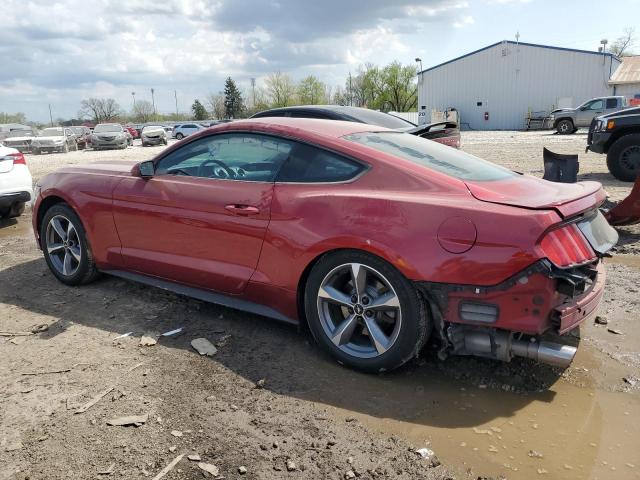 1FA6P8AM5G5272469 - 2016 FORD MUSTANG RED photo 2