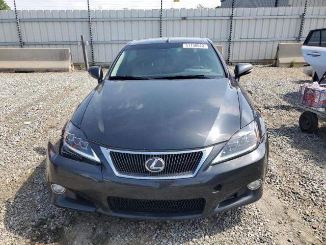 JTHFF2C26B2516158 - 2011 LEXUS IS 250 BLACK photo 5