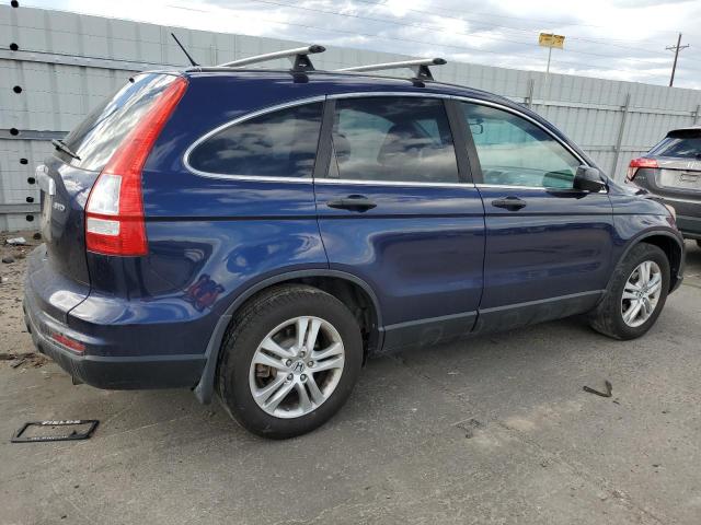 5J6RE4H56AL075005 - 2010 HONDA CR-V EX BLUE photo 3