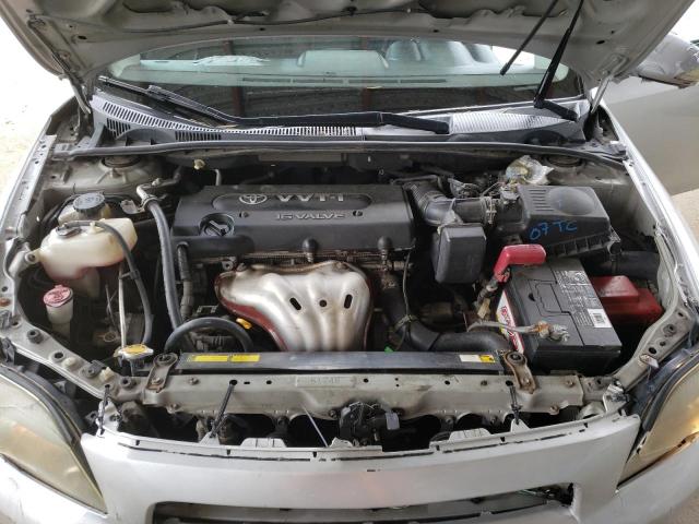 JTKDE167780256721 - 2008 TOYOTA SCION TC SILVER photo 11