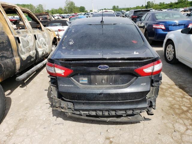 3FA6P0H77FR160284 - 2015 FORD FUSION SE BLACK photo 6