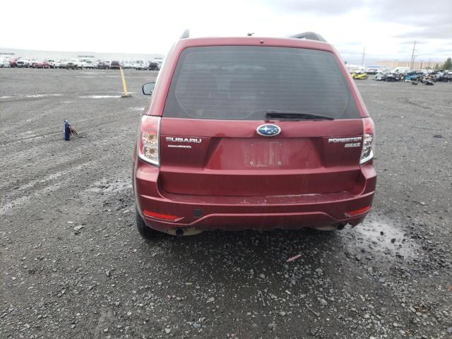 JF2SH64659H745751 - 2009 SUBARU FORESTER 2.5X LIMITED RED photo 6