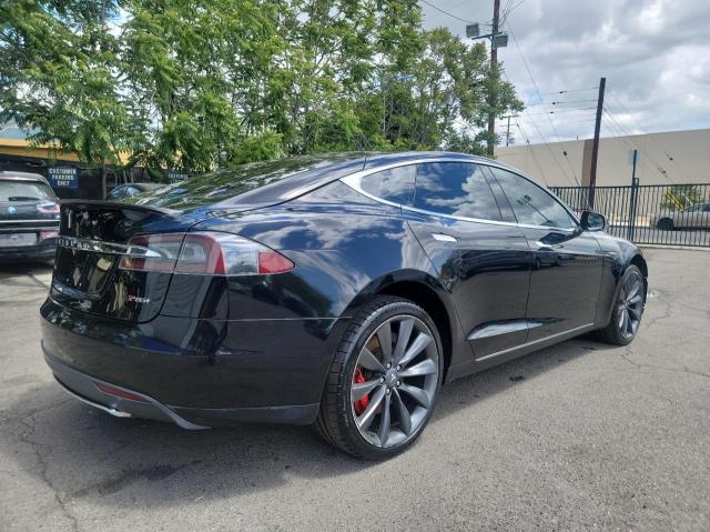 5YJSA1H19EFP31897 - 2014 TESLA MODEL S Սև լուսանկար 4