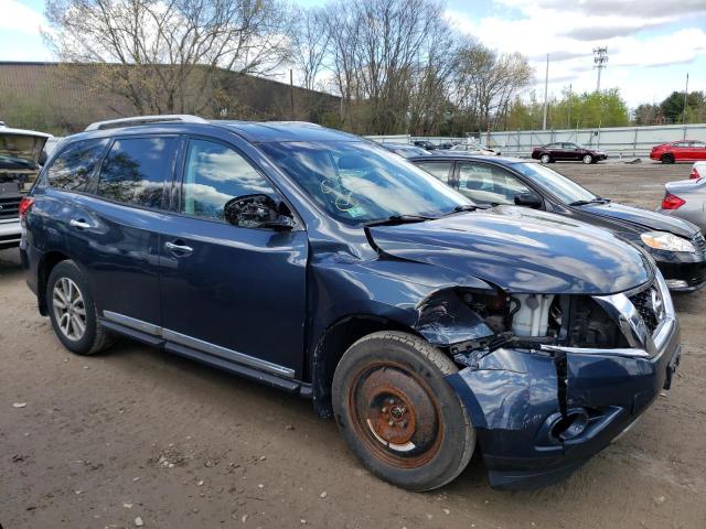 5N1AR2MM5GC612136 - 2016 NISSAN PATHFINDER S BLUE photo 4