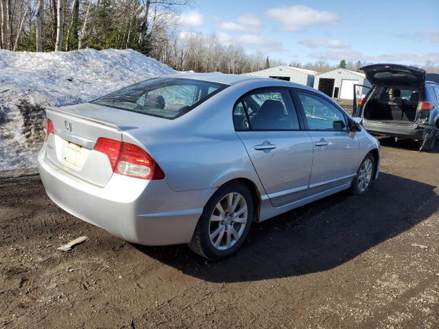 2HGFA1E69AH004377 - 2010 HONDA CIVIC LX-S SILVER photo 3