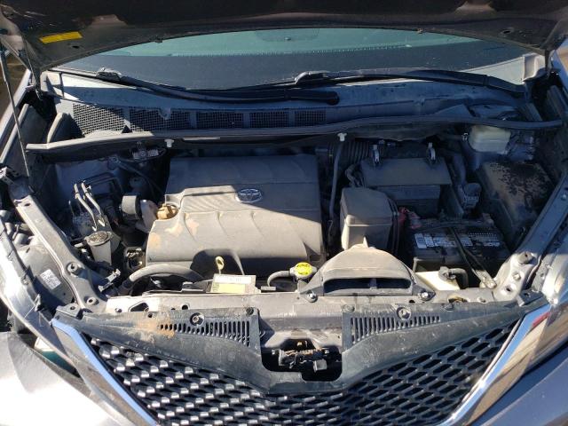 5TDXK3DC9FS680680 - 2015 TOYOTA SIENNA SPORT GRAY photo 12