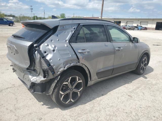 KNDCR3LE2P5101498 - 2023 KIA NIRO EX SILVER photo 3