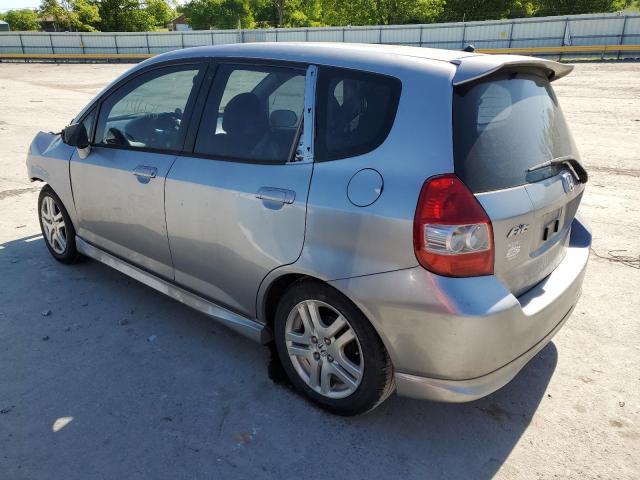 JHMGD386X7S067635 - 2007 HONDA FIT S 银色 照片 2