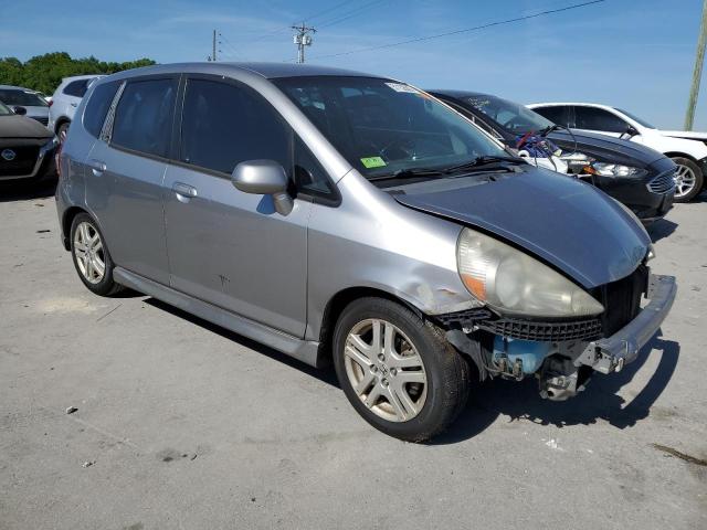 JHMGD386X7S067635 - 2007 HONDA FIT S 银色 照片 4