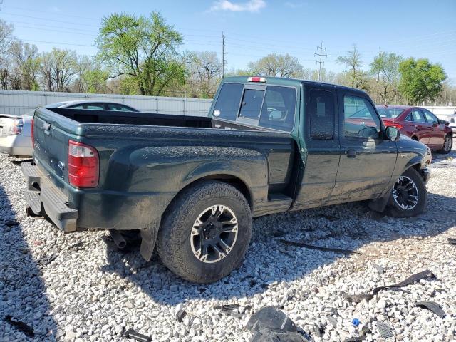 1FTZR45E32TA76600 - 2002 FORD RANGER SUPER CAB GREEN photo 3