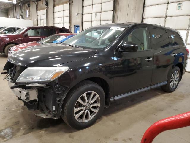 5N1AR2MN7DC624891 - 2013 NISSAN PATHFINDER S BLACK photo 1
