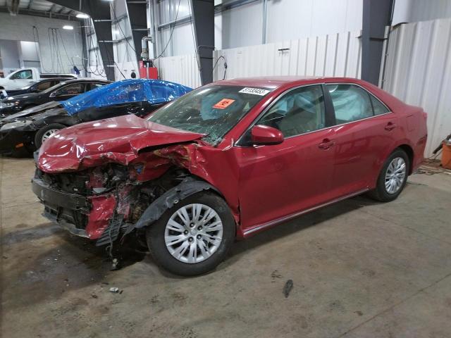 4T1BF1FK6CU532397 - 2012 TOYOTA CAMRY BASE RED photo 1