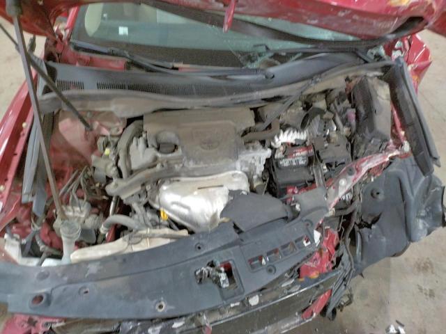 4T1BF1FK6CU532397 - 2012 TOYOTA CAMRY BASE RED photo 11