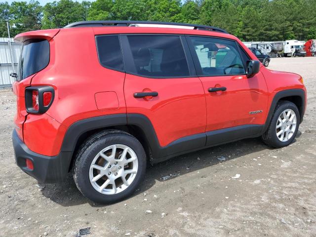 ZACNJCAB7MPM49323 - 2021 JEEP RENEGADE SPORT RED photo 3