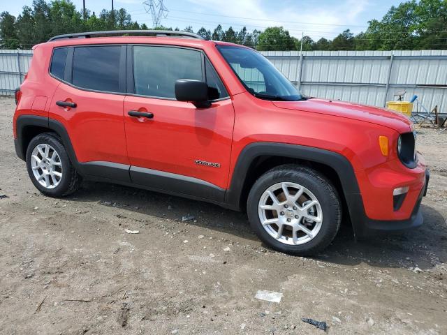 ZACNJCAB7MPM49323 - 2021 JEEP RENEGADE SPORT RED photo 4