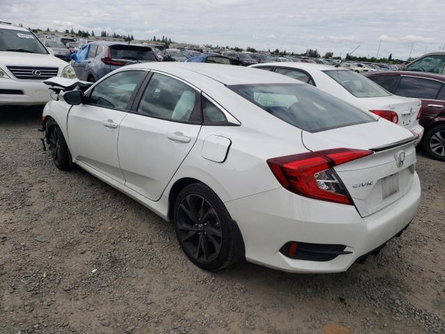 2HGFC2F80LH581009 - 2020 HONDA CIVIC SPORT 白色 照片 2