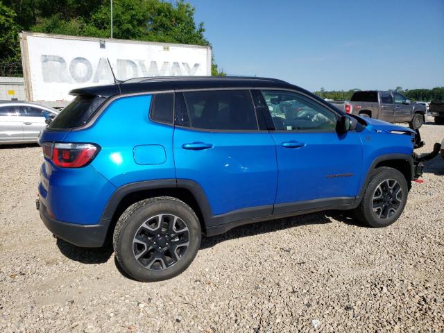 3C4NJDDB4KT686149 - 2019 JEEP COMPASS TRAILHAWK BLUE photo 3