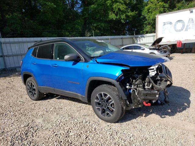 3C4NJDDB4KT686149 - 2019 JEEP COMPASS TRAILHAWK BLUE photo 4