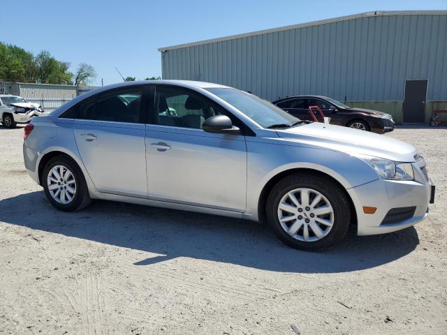 1G1PD5SH5B7293867 - 2011 CHEVROLET CRUZE LS SILVER photo 4