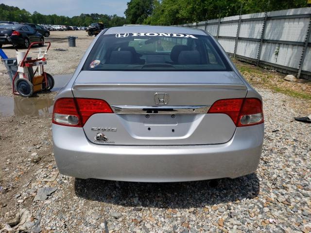 2HGFA16609H538586 - 2009 HONDA CIVIC LX-S SILVER photo 6