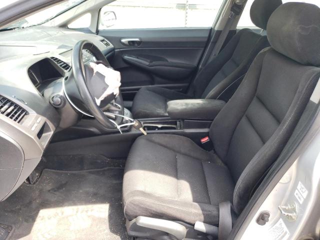 2HGFA16609H538586 - 2009 HONDA CIVIC LX-S Argent photo 7