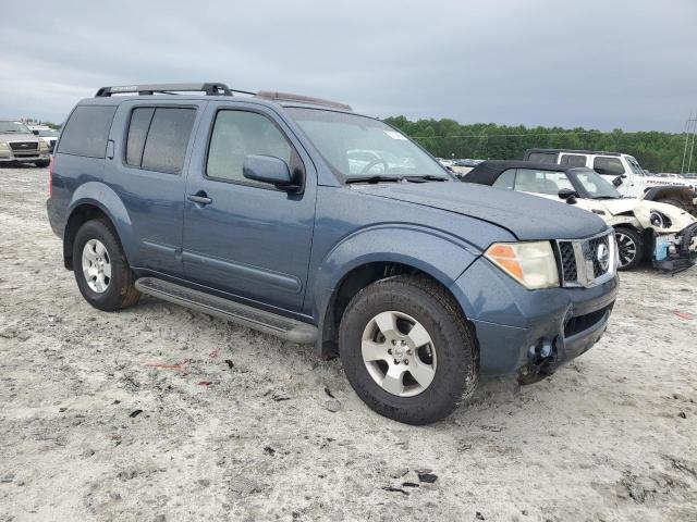 5N1AR18UX6C662114 - 2006 NISSAN PATHFINDER LE 蓝色 照片 4