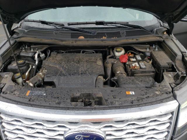 1FM5K8HT1GGC05532 - 2016 FORD EXPLORER PLATINUM GRAY photo 12