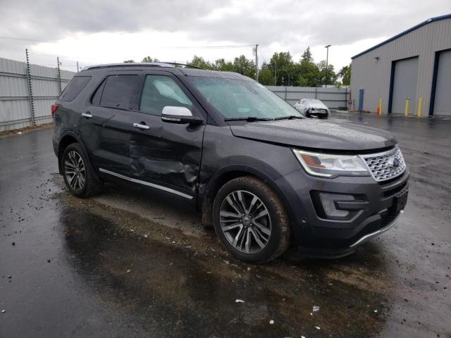 1FM5K8HT1GGC05532 - 2016 FORD EXPLORER PLATINUM GRAY photo 4