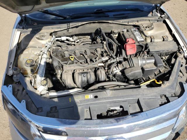 3FAHP0HA4AR413834 - 2010 FORD FUSION SE SILVER photo 11