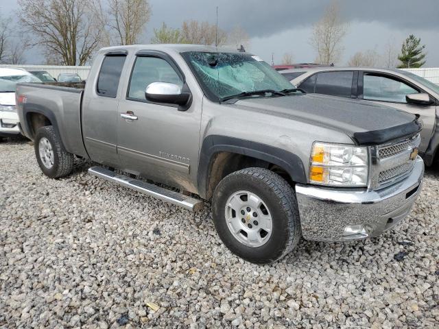 1GCRKSE7XCZ215193 - 2012 CHEVROLET SILVERADO K1500 LT GRAY photo 4