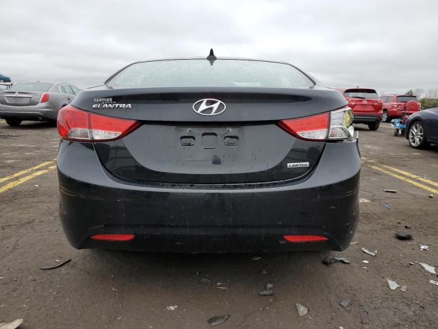 5NPDH4AE3DH312284 - 2013 HYUNDAI ELANTRA GLS BLACK photo 6