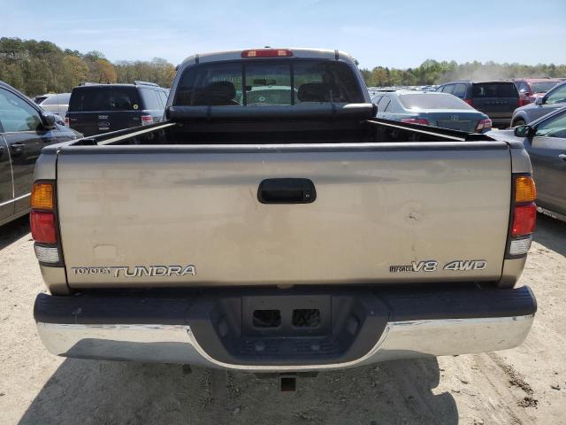 5TBBT44184S445933 - 2004 TOYOTA TUNDRA ACCESS CAB SR5 GOLD photo 6