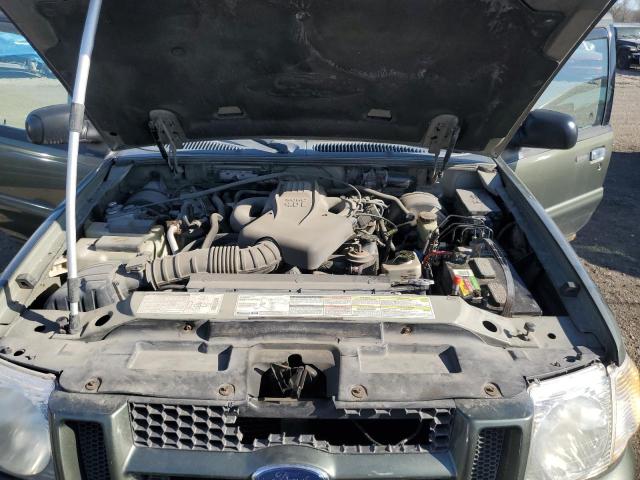 1FMZU77E61UA58397 - 2001 FORD EXPLORER S GREEN photo 11