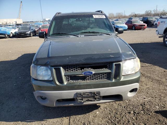 1FMZU77E61UA58397 - 2001 FORD EXPLORER S GREEN photo 5