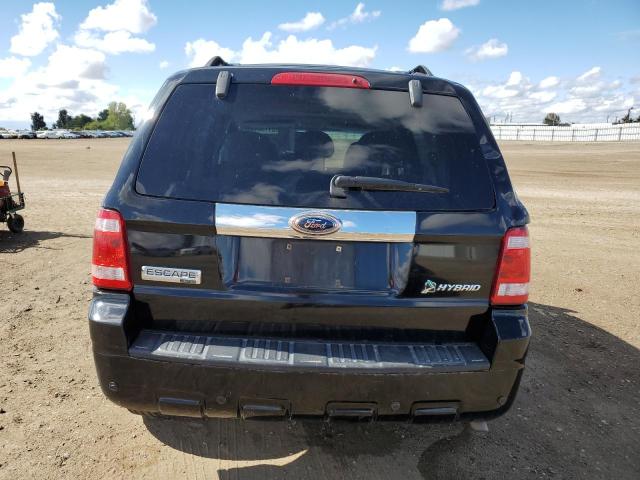 1FMCU49349KB34528 - 2009 FORD ESCAPE HYBRID BLACK photo 6