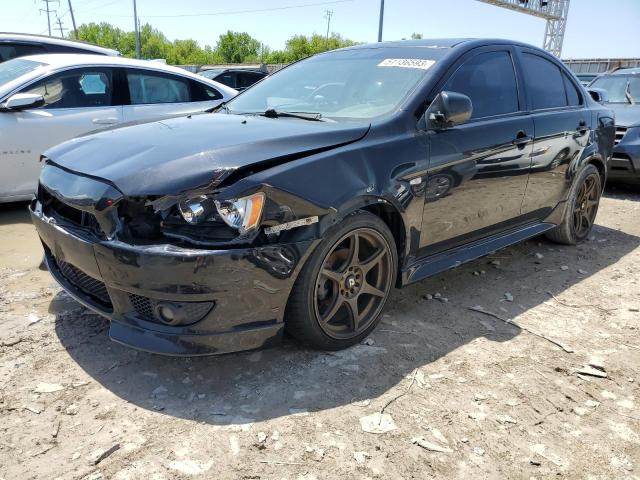 JA32U2FUXAU019330 - 2010 MITSUBISHI LANCER ES/ES SPORT BLACK photo 1