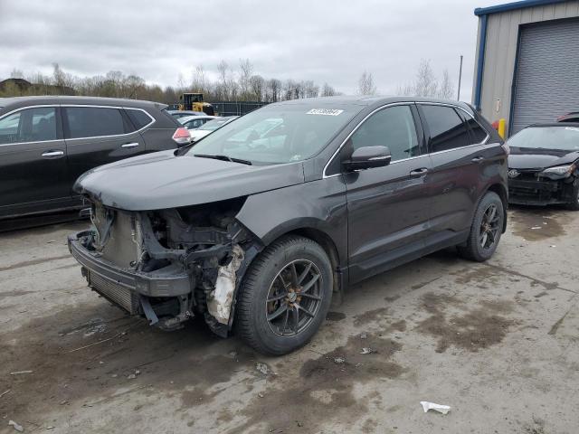 2FMPK3J9XJBB09102 - 2018 FORD EDGE SEL GRAY photo 1