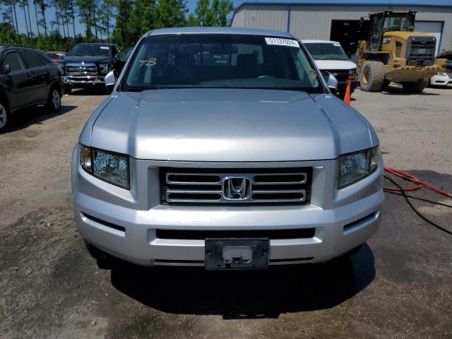 2HJYK16447H530339 - 2007 HONDA RIDGELINE RTS SILVER photo 5