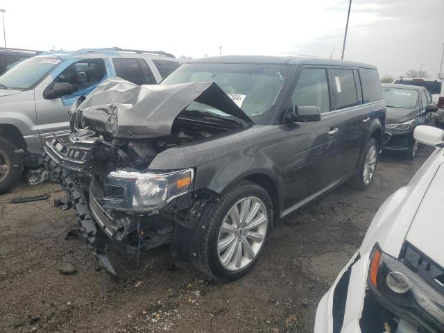 2FMGK5C83KBA25642 - 2019 FORD FLEX SEL GRAY photo 1