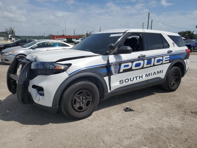 1FM5K8AW7LGA55408 - 2020 FORD EXPLORER POLICE INTERCEPTOR 白色 照片 1