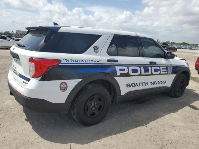 1FM5K8AW7LGA55408 - 2020 FORD EXPLORER POLICE INTERCEPTOR 白色 照片 3